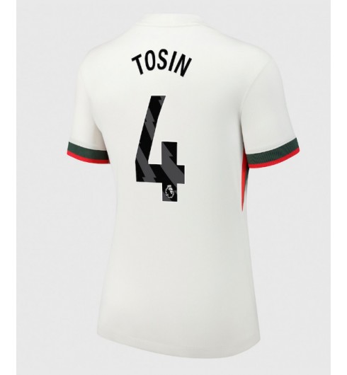 Chelsea Tosin Adarabioyo #4 Venkovní Dres pro Dámské 2025-26 Krátký Rukáv Chelsea Tosin Adarabioyo #4 Venkovní Dres pro Dámské 2025-26 Krátký Rukáv